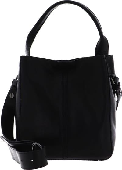 SADDLER Leren Handtas Schoudertas Elsa Mini Bag Black Zwart