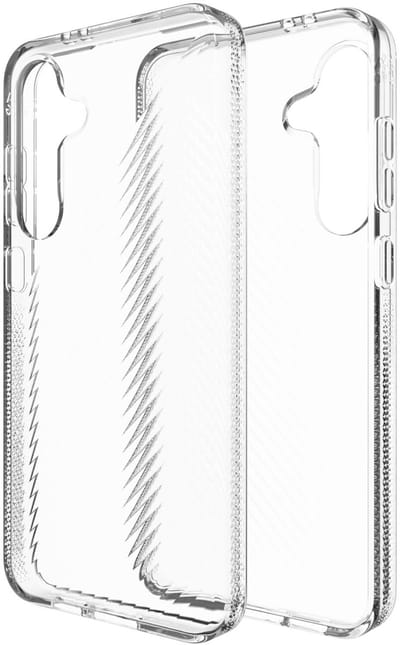 ZAGG Luxe Hoesje Geschikt voor Samsung Galaxy S24 FE - Grafeen Back Cover - 3M Valbescherming - Transparant