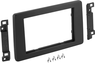 2-DIN Paneel geschikt voor Renault Express (RJK) 05/2021-2024 - Kleur: zwart