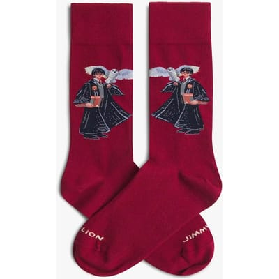 Jimmy Lion unisex sokken harry potter the boy who lived rood (Harry Potter)