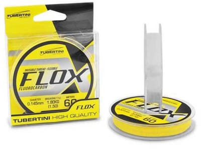 Tubertini Flox Flurocarbon 60 M Transparant 0.145 mm