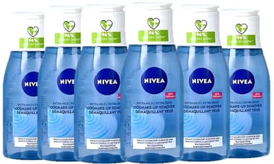 NIVEA Oog makeup Reinigingslotion - Extra mild - 6 x 125 ml