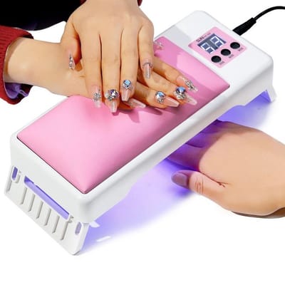 UV Nagel Lamp Met Handkussen - Led Droger 120W - 24 Leds - SUN YC-09 - Inklapbaar