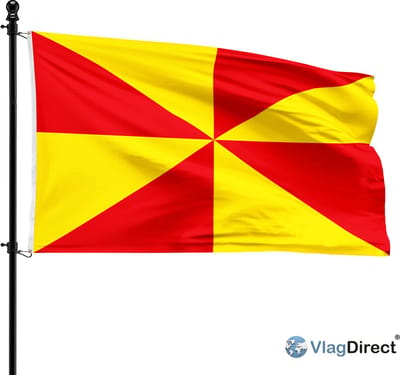 Gemeente Elzele vlag - 90 x 150 cm.