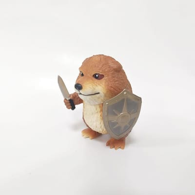 Mijn mes schild hond figuur wat doet de hond actiefiguur hond PVC model poppen speelgoed desktop ornament auto decoratie fans geschenk