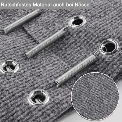 Famanu – Camper trapmat antislip tapijt universeel passend grijs