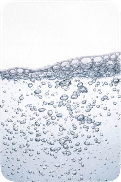 Badmat 60x90 cm - Antislip - Luchtbellen - Water - Dynamisch - Badmatten voor badkamer - Badkamermat - Douchemat - Badkamer mat
