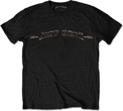 Jeff Beck - Vintage Logo Heren T-shirt - S - Zwart