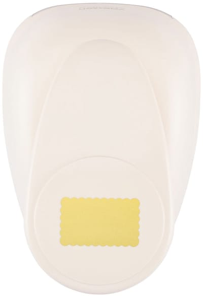 Vaessen Creative Pons - Figuurpons - Rechthoek Geschulpt - 4,1 x 6,7 cm