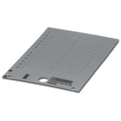 Phoenix Contact 0830328 US-EMLP (40X10) SR Apparaatmarkering Montagemethode: Plakken Markeringsvlak: 40 x 10 mm Zilver Aantal markeringen: 280 10...