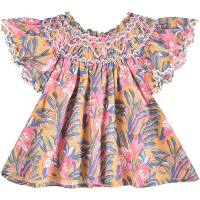 Louise Misha Blouse Flore Honey Flower Size: 6M | Shirts Outlet | Unisex | Geel