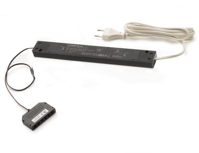 Domus Line LED voeding met 6-voudig adapter (Micro12 verbinding, Euro-stekker, 256 x 34 x 16 mm, 30W, 12 V) van SOTECH
