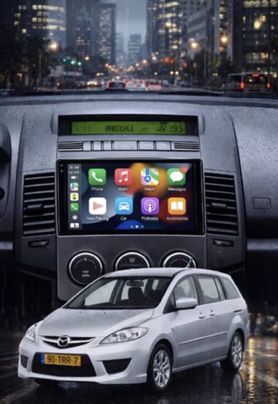ADIVOX T1 9 inch geschikt voor Mazda 5 2005-2010 Android 15 CarPlay/Auto/Wifi/RDS/DSP/NAV/DAB+