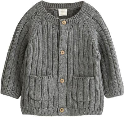 Next - Jongens - Vest van 100% katoen - Grijs