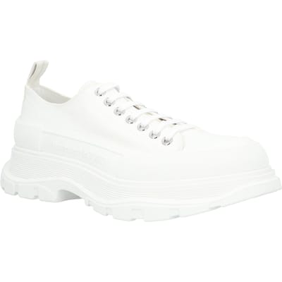 Alexander McQueen Tread Slick Veterschoen in Wit