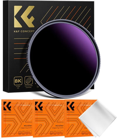 K&F Concept 82mm ND1000000 Nano-X MRC zonnefilter nd solar filter zonsverduistering grijsfilter 20 stops