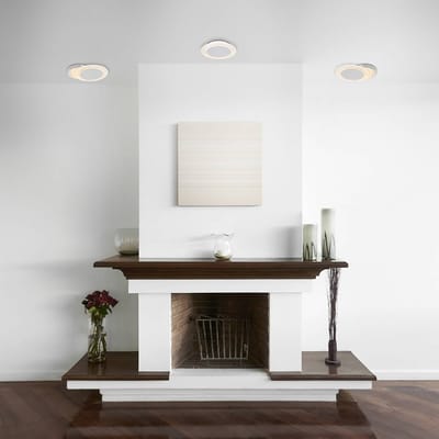Wandlamp Lido 2564W Wit Draaibaar Ø17cm, 700 Lumen, Energiezuinige LED, Steinhauer