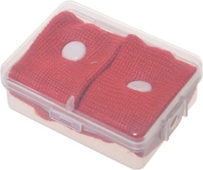 KELERINO. Polsbandjes met Drukpunt - Rood