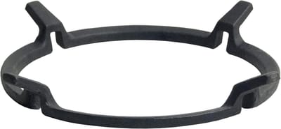 Wokring Gietijzer - Wokhouder - Wokken op Gas - Extra Stabiele Uitvoering - Ø 19/23 cm - Zwart