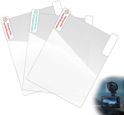 VT Goods - Auto camera accessoires - 3 stuks - Statische stickers voor dashcams - Duidelijk zicht - Antistatische films - Compatibel met alle dashcams