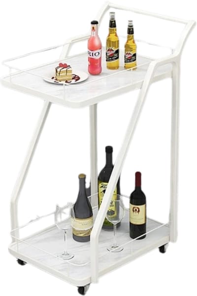 Bovista Bar Cart - Serveerwagen - Serveerkar - Keukentrolley - Drank Trolley - Keuken - Bijzettafel - Restaurant - Stijl 2