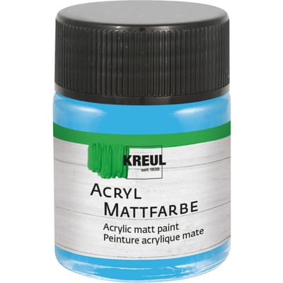 KREUL acryl matte verf, 50 ml - Hemelsblauw
