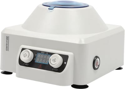 Tafelcentrifuge - Laboratoriumcentrifuge - Wetenschappelijk onderzoek - Geruisloze werking - 6x10ml rotor - Wit