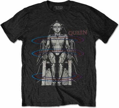 Queen - European Tour 1984 Heren T-shirt - S - Zwart
