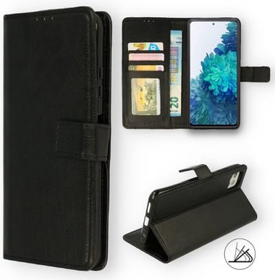 Casemania Hoesje Geschikt voor Sony Xperia 1 iii (3) Zwart - Portemonnee Book Case - Kaarthouder & Magneetlipje