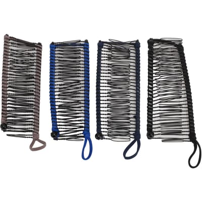 4 stuks 30 Tanden Banaan Haarklem Vintage Geen Knik Styling Maker Tool Verstelbare Banaan Haarklem voor gray