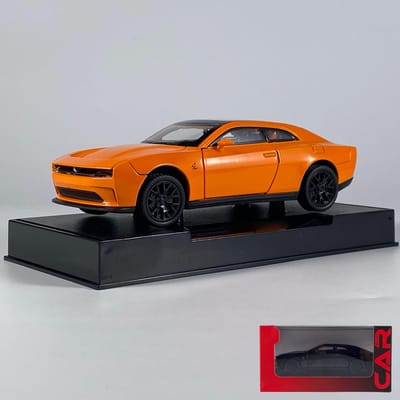 1:32 Dodge Charger Daytona Srt Ev Hellcat Puur Elektrisch Legering Metaal Diecast Modelauto Geluid Licht Terugtrekking Verzameling Cadeaus Jongen