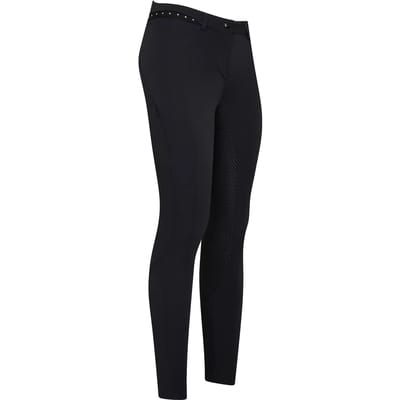 Euro-star Rijbroek Euro-star Esequitation Queen Diamond Full Grip Zwart