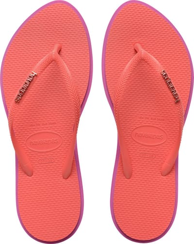 Havaianas HAV. SLIM POINT Roze GUM/TROPICAL CORAL Dames Slippers - Roze gum/tropical coral
