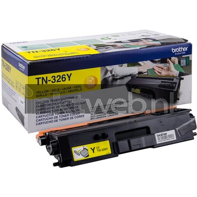 BROTHER TN-326Y tonercartridge geel high capacity 3.500 pagina s 1-pack
