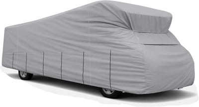 Camperhoes - Beschermhoes Camper - Voertuig Beschermen - Ademend Materiaal - 700 x 230 x 260 cm - Lichtgrijs