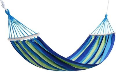 Tuin Hangmat - Liggend Schommel - Ontspannen Buiten - Anti-omval Ontwerp - 190x100cm - Geel