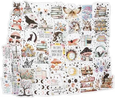 Journaling Set met 50 PVC Stickers - Creatieve Accessoires voor Scrapbooking, Dagboeken en Kinderen, Waterdicht en Herbruikbaar