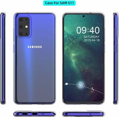 Hoesje Geschikt Voor Samsung Galaxy S20 Plus Hoesje TPU Back Cover - Transparant