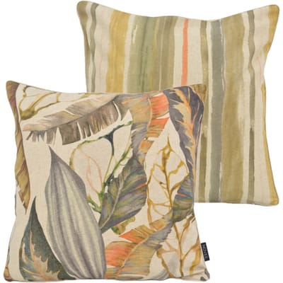 Janaé Jungle Orange / Oranje Kussenhoes | Katoen/Linnen | 45 x 45 cm