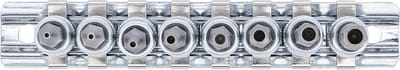 BGS Dopsleutelbitset 1/4 binnenzeskant met boring 2 - 7 mm 8 delig