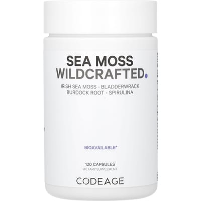 Codeage, Zeewier, Wild Gegroeid, 120 Capsules