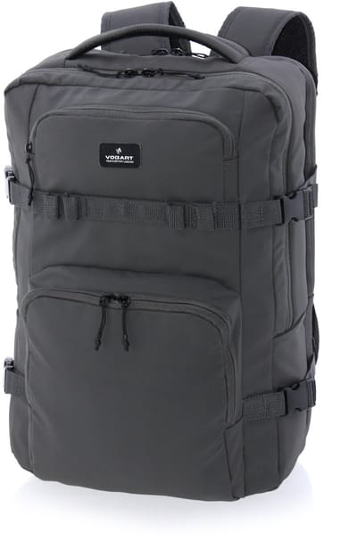 Vogart Nitro Laptoprugzak 17 inch - Hanbagage Reistas - Inhoud 32 Liter - 48x33x20 cm - Zwart