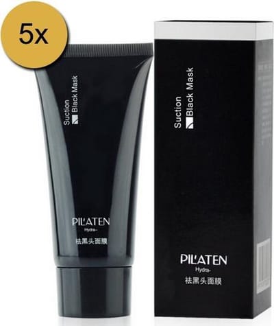 5 x Blackhead Masker Deluxe | Pilaten | Mee eters verwijderen dankzij het Zwarte masker