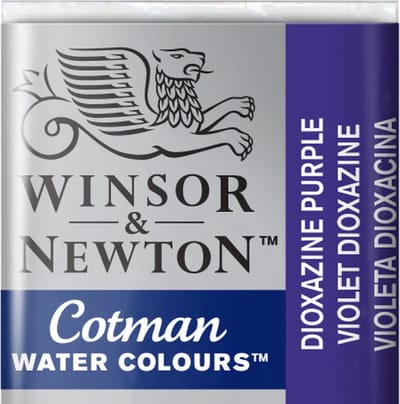 W&N Cotman Aquarelverf Half Napje Diox Violet