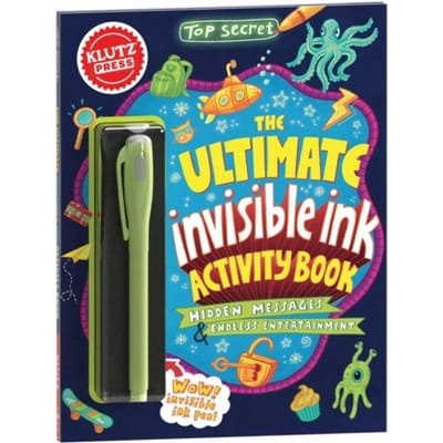Top Secret: The Ultimate Invisible Ink Activity Book (Klutz Activity Book) - Klutz Press