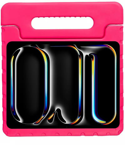 Just in Case tablet Hoes Kinderen geschikt voor iPad Pro 13 (2025 / 2024) M5 / M4 - Kinderhoes Tablet Classic - Roze