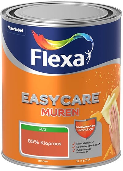 Flexa - Easycare Muren - 85% Klaproos - Mengverf - 1 L