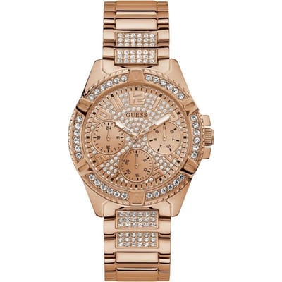Guess W1156L3 Rose Goud Dames Horloge