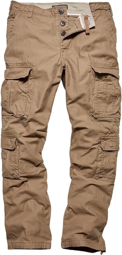 Vintage Industries Cargo-broek Pack Pants Dark Khaki