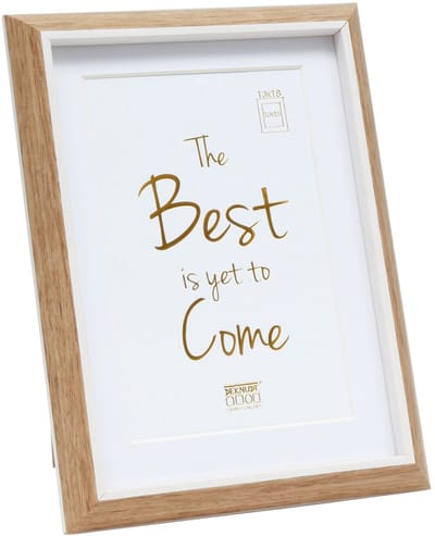 Deknudt Frames fotolijst S46WG4 P1 - houtkleur/wit - 10x15 / 13x18 cm